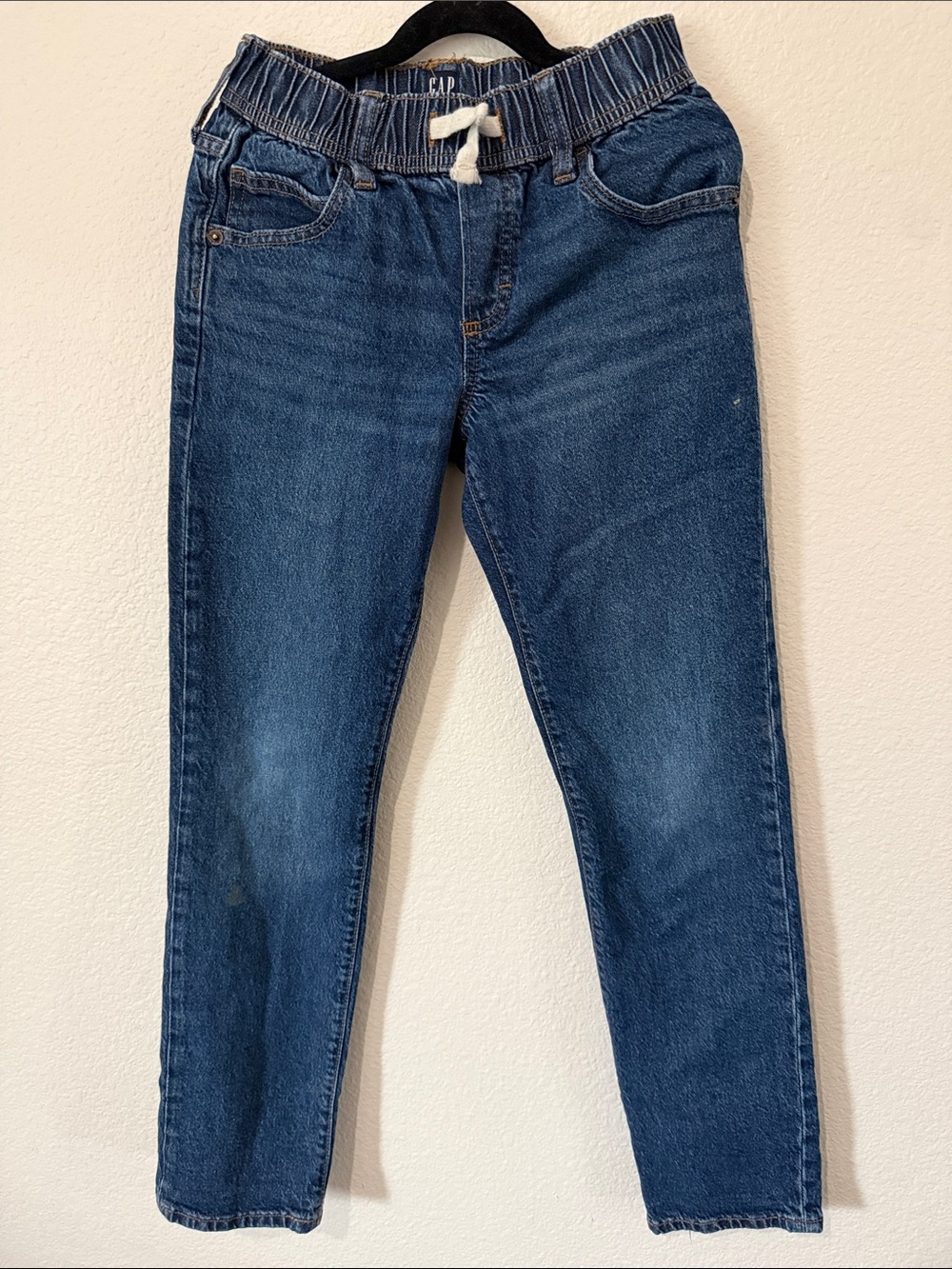 Gap Kids Blue Elastic-Waist Jeans - Stretch Slim
